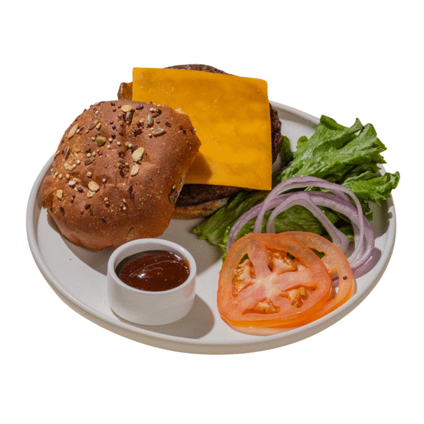 BBQ Cheddar Bison Burger